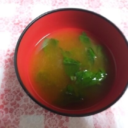 くっくこちゃん(*ˊ˘ˋ*)｡♪:*°小松菜お味噌汁と一緒に♪♪美味しかったです✿.*⸜( •ᴗ• )⸝*.❀